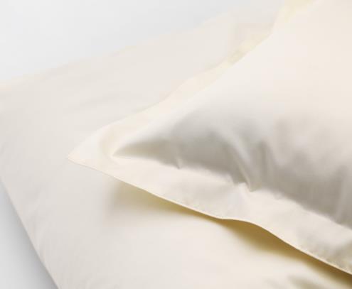 DUX sängkläder satin enfärgade beige