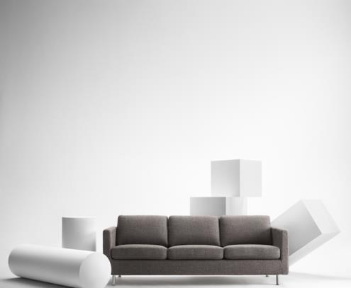 Johan 3 seater chrome tosca 24