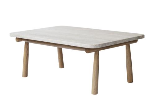 Domus bord oljad ek travertine romano