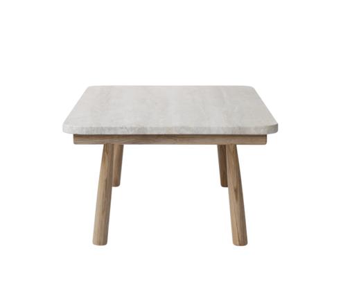 Domus bord oljad ek travertine romano