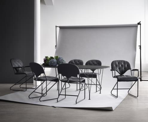 Inter dining black  black